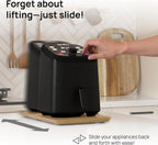 Ibyx Elegant Sliding Tray for Your Coffee Maker & Heavy Kitchen Appliances - Sturdy, Slides Easily from Under The Cabinet (Natural, 9.5”W x 14”D)