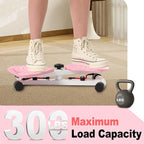 HOTSWEAT Waist Twister, Exercise Twist Boards Twisting Waist Machine for Women Belly Fat, Noiseless Ab Twister Machine with Resistance Bands, Waist Sculptor for Home Gym
