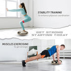 Yes4All Versatile Wooden Wobble Balance Board, Balance Trainer for Mobility Training, Standing Desk, Core Training, Exercise Balance Stability Trainer