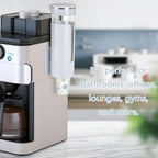 Cup Dispenser, Wall Mount Water Cooler Cup Dispenser fits 4-7 oz Disposable Paper and Plastic Cups, Pull Type Cup Holder for Bathroom, Office, Break Room, Gym, White