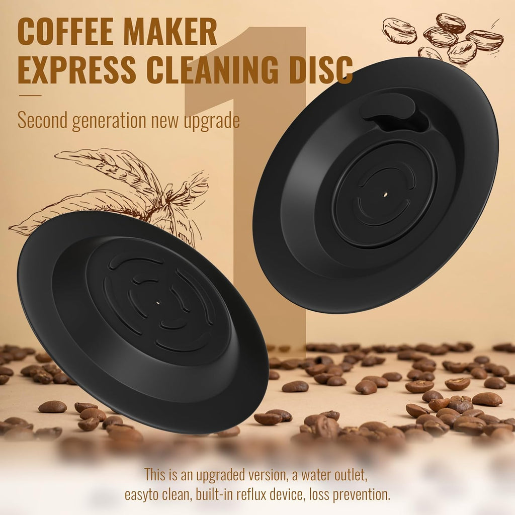 BOGDA Espresso Backflush Cleaning Disc 54mm, 1 Pack Fit For Bre-Ville Cleaning Disc And Bre-Ville Part BES870XL/11.2 Rubber Disks, BES870XL/ BES878BSS/ BES880 etc