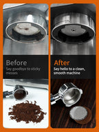 53.3mm Espresso Puck Screen, Reusable Espresso Filter Screen, 0.7 mm Thick, Espresso Distribution Tool Fits for Breville 54mm Coffee Filters, Stainless Steel Espresso Machine Accessories