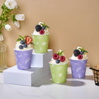 LITOPAK 1200 Pack 5 oz Paper Cups, Colorful Samll Disposable Paper Bathroom Cups for Parties, Travel, and Events