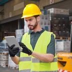 KAYGO Work Gloves For Men, KG125M Mechanic Utility Work Gloves for All Purpose, Excellent Grip, Heavy Duty, Improved Dexterity, Touch Screen,Black，XL