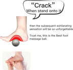 Plantar Fasciitis Relief Massage Ball – Lacrosse Ball, Foot Massage Roller & Myofascial Release Ball for Foot Pain, Trigger Point Therapy, Hard Ball for Deep Tissue & Fascia Massage
