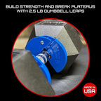 Micro Gainz Dumbbell Fractional 1.25lb Weight Plate, Ideal for Micro Loading, (Choose Color) 4 Piece Fractional Weight Plates, Designed for Dumbbell Training, Made In USA