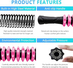 Muscle Roller Stick, Yoga Massage Roller Bar Fitness Beauty Tool for Athletes Relief Leg Back Pain (Pink)