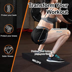 WELSPO Squat Wedge Slant Board, Non-Slip Calf Stretcher for Squats, Slant Board for Plantar Fasciitis Relief, Achilles Tendonitis Relief, Shin Splint Relief and Recovery Training