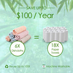 Kitchen Washcloths 6 Pack, 10x14 Inch Small Dish Cloth for Washing Dishes, Lint Free Fast Dry Reusable Cleaning Cloth, Ultra Soft & Scratch Free Waffle Dish Rag, Easy to Rinse Multicolor Dishcloth