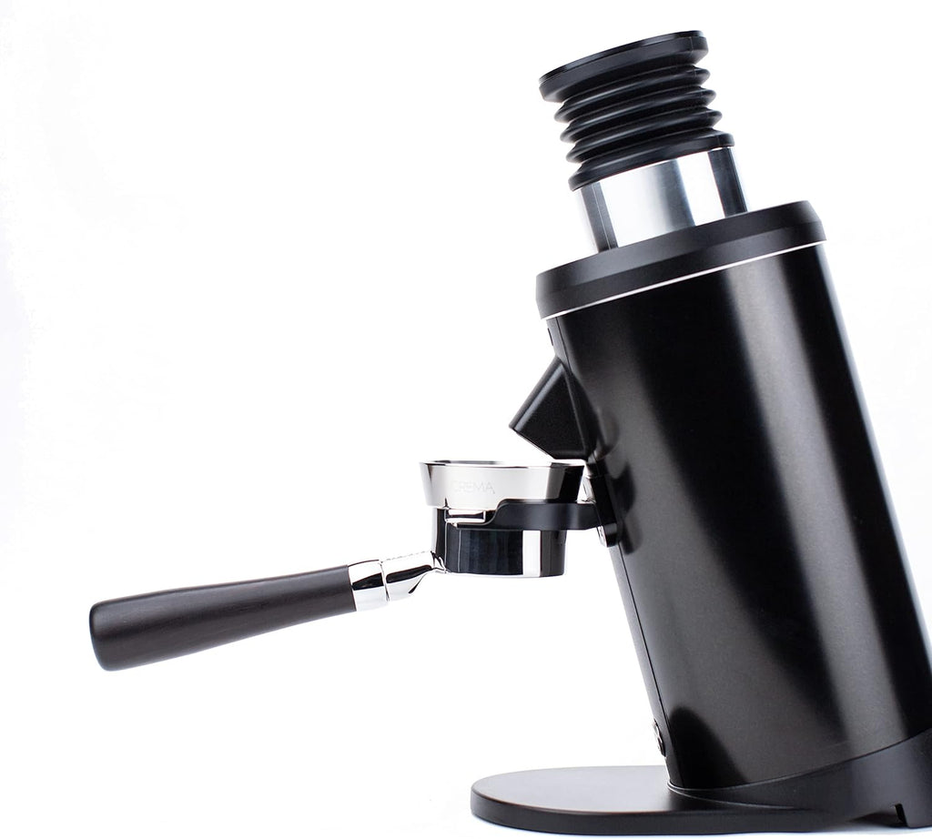 Crema Coffee Products 54mm Grinder Cradle | Compatible with Crema 54mm Bottomless Portafilters & Dosing Cups | Two Adjustable Heights | Easy Installation | Espresso Machine Accessory