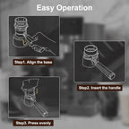 VOCOSTE Coffee Tamper Base for Ninja Espresso ES601/ES701, Improves Tamping Stability and Extraction, Non-Slip Base, Prevents Portafilters from Damaging the Counter, Home Barista Use