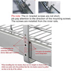 DINDON 2 Tier Pull Out Cabinet Organizer (11" W x 18" D) Heavy-Duty Metal Sliding Drawer Shelf, Two Tier Pull Out Shelves for Kitchen Cabinets, Pantry, Bathroom, Chrome Finish