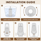 4 Pack Replacement Water Filter for Breville Espresso Machine Barista Touch Bes880, Barista Pro BES878, Oracle Touch BES990, Oracle BES980, Dual Boiler BES920 Bambino ClaroSwiss Sage