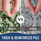 Arotive Luxury Chenille Bathroom Rug Mat, Extra Soft Thick Absorbent Shaggy Bath Rugs, Non-Slip Machine Wash Dry, Plush Bath Mats for Bathroom, Shower and Tub, 30x20, Sage Green