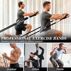 Resistance Bands Set, Pull Up Assistance Bands Pull Up Bands Exercise Bands for Men Women, Workout Bands for Working Out, Muscle Strength Training, Body Stretching