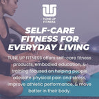YOGA TUNE UP® Therapy Balls in Tote by Tune Up Fitness - Massage Balls for Trigger Point, Pressure Point & Myofascial Release - Use as Single or Peanut Ball for Pain Relief & Relaxation (Aqua Blue)
