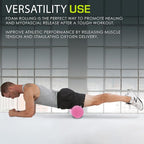 ProsourceFit High Density Foam Rollers 18 to 36 - inches Long, Firm Full Body Athletic Massage Tool for Back Stretching, Yoga, Pilates, Post Workout Muscle Recuperation