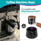 Coffee Tamper Base for Ninja Espresso ES601, Compatible with Handheld Portafilters Espresso, Protect the Countertop, Press Evenly, Tamper Tools for Ninja Espresso Coffee Machines