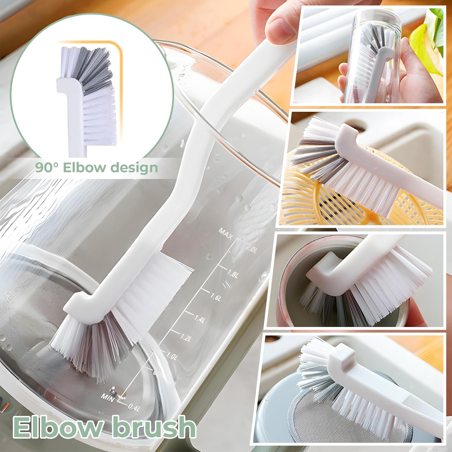 10Pack Kitchen Cleaning Brush Set,Deep Clean Gas Stove Brass Brush, Kitchen Sink Nylon Brushes,Cooktop Scraper,Stiff Bristles Rust Removing and Dust, Scrubber Brush for Range Hood Grease Grime