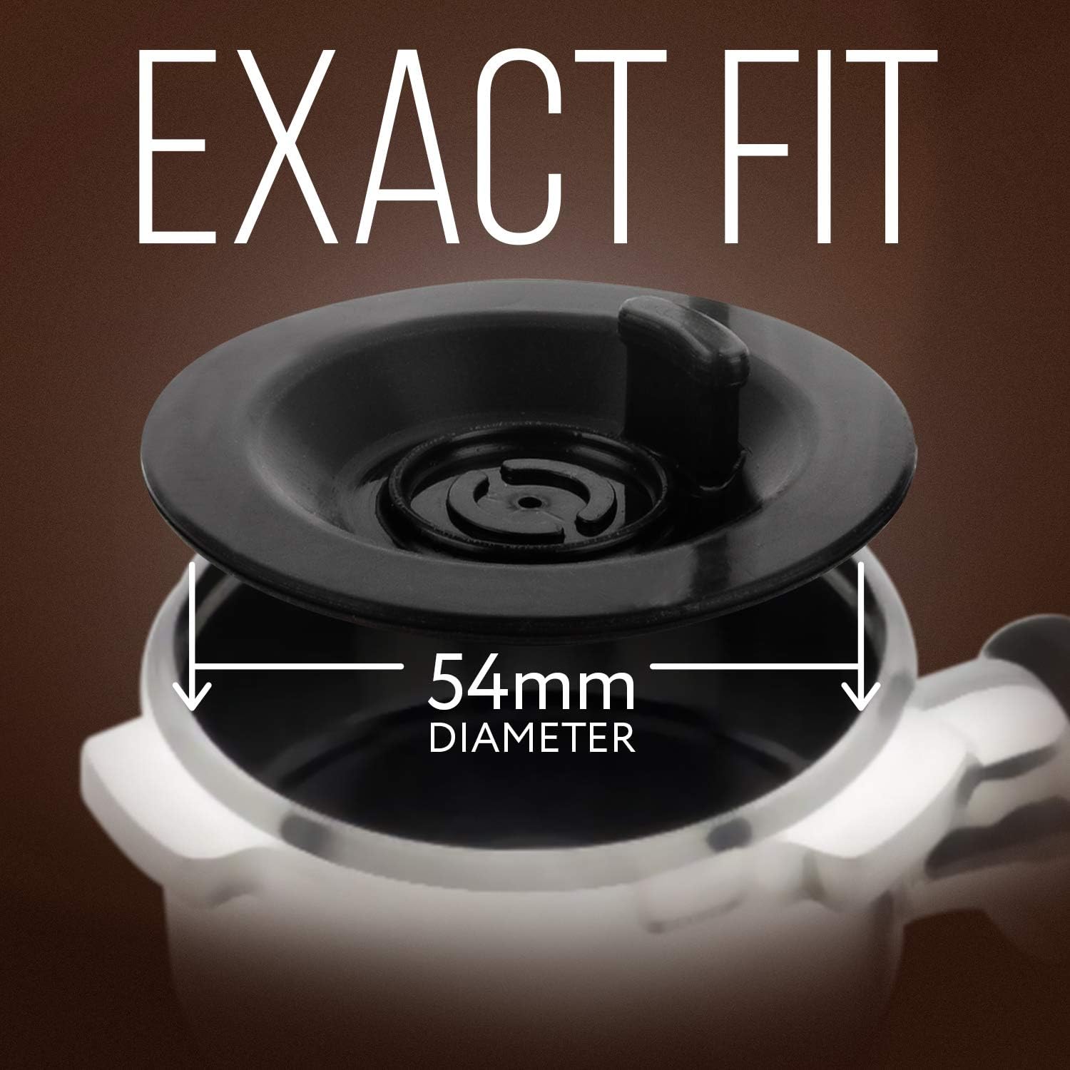 IMPRESA Espresso Machine Accessories Backflush Cleaning Disc - 2 Pack, 54mm - Compatible with Breville Duo-Temp Pro, Infuser & Barista Series
