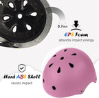 Kids Bike Helmet, Adjustable and Multi-Sport, from Toddler to Youth, 3 Sizes