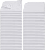 Shop Towels| Multipurpose Commercial and Residential Shop Cleaning| Car Wash, Polish, Housewares, Microwave, Coffee Machine, Restaurant, Bathrooms, Electronics, Auto Garage | 50 Pack 14"x12" White