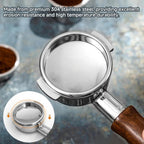 Backflush Inser, 51mm Stainless Steel Insert, 2in Coffee Machine Backflush Blind Filter, Silver 51mm Backflush Basket, Backflush Filter Espresso for Espresso Machines, 1Pcs