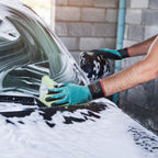 KAYGO Waterproof Work Gloves for Men and Women, Rubber Coated Non-slip Working Gloves for Garden, Outdoor Construction,KG150,Blue,XL