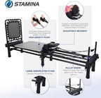 AeroPilates Reformer Home Workout Equipment, Pilates Machine w/Resistance