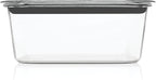 Rubbermaid Brilliance Large Food Storage Container, 9.6 Cup, BPA-Free, Leak-Proof, Clear