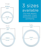 GROSCHE Milano Stovetop Espresso Maker Replacement - 9 Espresso Cup Size Silicone Gasket Seals (3 Seals) & 1 Replacement Filter Screen Kit for Moka Pots