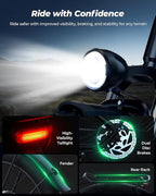 isinwheel U8 Plus Electric Bike for Adults,1500W Peak Motor Hydraulic Brake Ebike,Max 20/28MPH 75-105Miles Electric Bicycle with 13AH/18AH Battery,26" Step-Thru Fat Tire Commuter E Bike for Adults