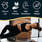 FitNation Foam Roller – High-Density Foam Muscle Roller – Textured Foam Rollers for Muscle Massage, Stretching, Pilates, Yoga