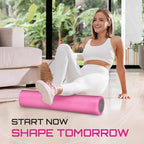 Yes4All High-Density EPP Round Back Roller Foam, Exercise Foam Roller for Yoga, Pilates & Stretching - 12, 18, 24, 36 inch