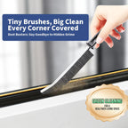 Crevice Cleaning Brush, Hard-Bristled Gap Scrub Brush, Toilet Gap Cleaning Brush Tool, for Scrub Small Spaces, Kitchen, Bathroom, Corner, Grout, Sink, Window Tracks, Hinges, 3pcs
