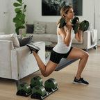 NÜOBELL® Adjustable Dumbbell Set, 5-50 LB or 5-80 LB, Easy Twist 2024-25 Model, All-In-One Weights Set (Pair) for Home, Original Manufacturer