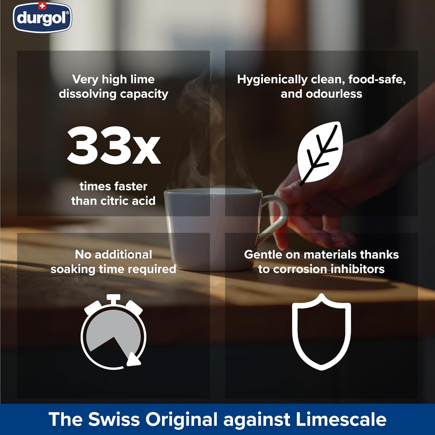 Durgol Swiss Espresso, Descaler and Decalcifier for All Brands of Espresso Machines and Coffee Makers, 4.2 Fluid Ounces (Pack of 2)