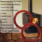 6 Inch Gasket Compatible with Quadrafire Heatilator 812-4710 PelPro Round Silicone Exhaust Fan Combustion Motor Gasket