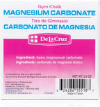 De La Cruz Magnesium Carbonate Gym Chalk - Weightlifting, Gymnastics and Rock Climbing Chalk - 1 Block