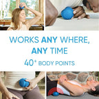 Dr. Cohen’s Heatable Deep Tissue Massage Ball - acuBall Trigger Point Massage Therapy for Myofascial Release and Exercise - Effective Back Massager Ball for Targeted Pain Relief