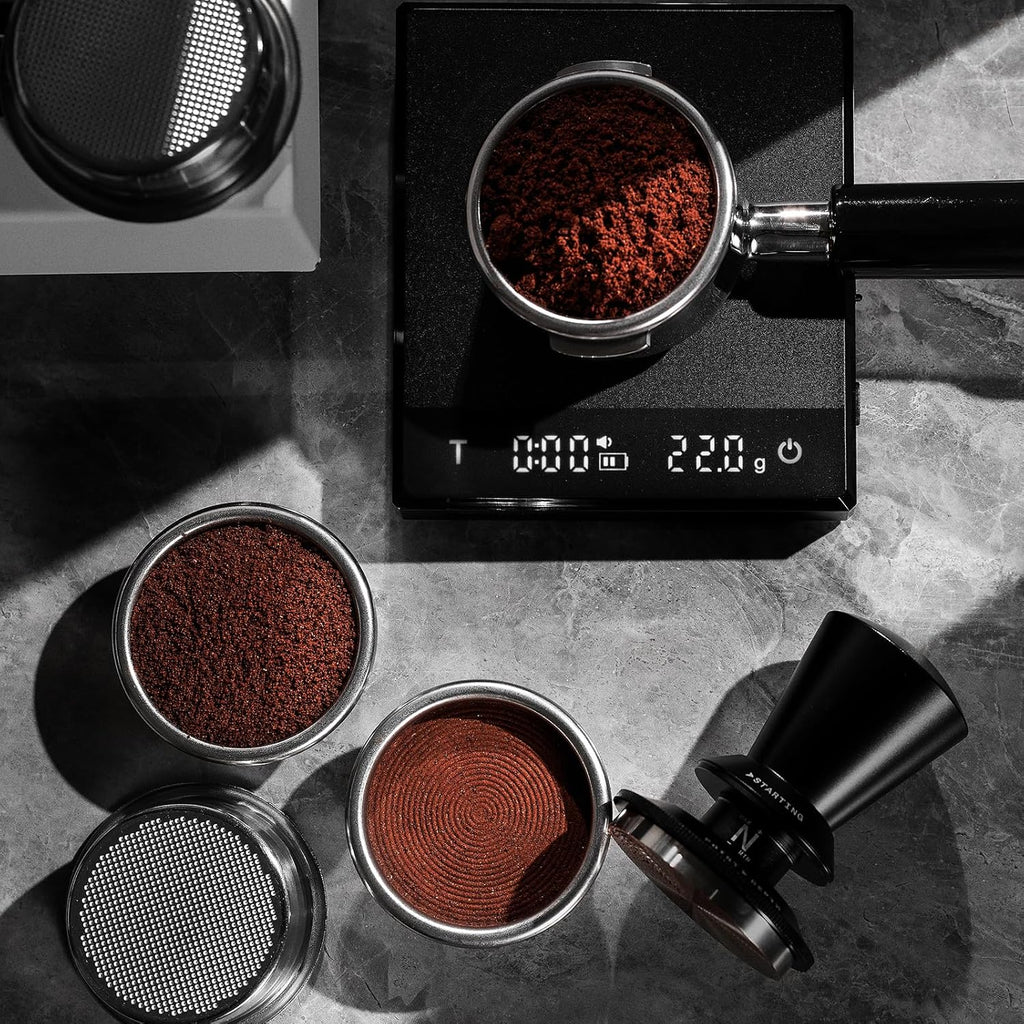 58MM Espresso Portafilter Basket, 18g Coffee Paper Filters, High Precision Extraction Portafilter Basket Filter, Fits for Most 58MM Coffee Machines