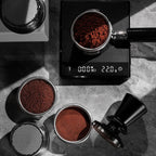 58MM Espresso Portafilter Basket, 18g Coffee Paper Filters, High Precision Extraction Portafilter Basket Filter, Fits for Most 58MM Coffee Machines