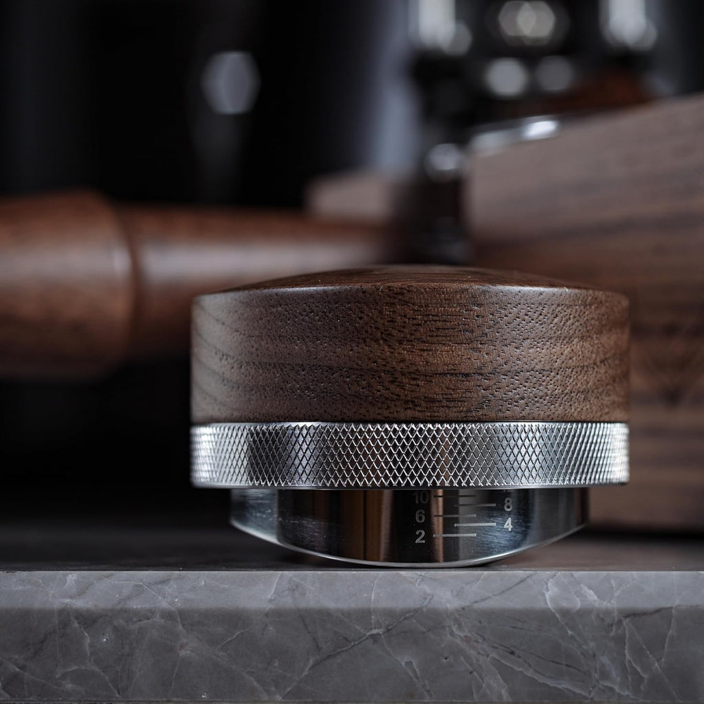 51.5mm Espresso Tamper Kit for La Pavoni Europiccola, Professional, Stradivari & Post-Millennium Models – Tamper, Distributor, Dosing Funnel, Puck Screen, WDT Tool & Walnut Tamping Mat