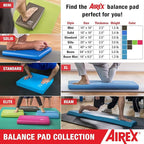 AIREX Balance Pad – Stability Trainer for Balance, Stretching, Physical Therapy, Exercise, Mobility, Rehabilitation and Core Training Non-Slip Closed Cell Foam Premium Balance Pad