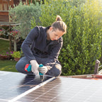 Kebada W1 Work Gloves for Men and Women, 12 Pairs Touchscreen Safety Gloves with Grip, PU-Coated, Ideal for Light & Medium Duty Tasks, White, Large