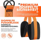 HPYGN Pull Up Assistance Bands, Heavy Duty Resistance Band for Pull Up Bar, Adjustable Weight/Size with Fabric Feet/Knee Rest, Bands for Pull Up Assist for Strength Training, Pull Up Assist Band