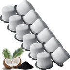 Coffee Maker Water Filter Replacement - Compatible with Cafe & GE Profile Grind & Brew Coffee Makers, Lasts 6-12 Months, Reduces Chlorine, Impurities & Odors (12)