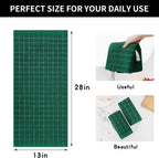 Homaxy 100% Cotton Terry Kitchen Towels(Dark Green, 13 x 28 inches), Checkered Designed, Soft and Super Absorbent Dish Towels, 4 Pack