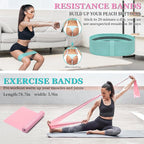 Yoga Wheel Set, Wheel Foam Roller for Back Pain & Stretching, Yoga Blocks 2 Pack with Strap, Trigger Point Therapy Massage Ball for Deep Tissue, 500lbs Capacity, Back Cracker Roller