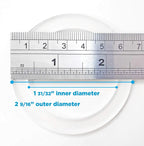 GROSCHE Milano Stovetop Espresso Maker Replacement - 3 Espresso Cup Size Silicone Gasket Seals (3 Seals) & 1 Replacement Filter Screen Kit for Moka Pots